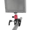 CAMVATE Universal Super Crab Gripper Clamp with Strengthened Screw Knob + Adjustable 1/4"-20 Ball Head Support (Red) Holder - 2882 view 3