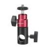CAMVATE 16mm Light Stand Head Adapter + Ball Head Support with Double End 1/4"-20 Threads(Red) - 2880 view 1