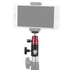CAMVATE 16mm Light Stand Head Adapter + Ball Head Support with Double End 1/4"-20 Threads(Red) - 2880 view 3