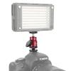 CAMVATE Ball Head Support (Red) with Double End 1/4"-20 Threads + Shoe Mount Adapter with 1/4" Lock Nuts - 2881 view 3