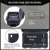 Lykus HC-5120 Waterproof Hard Case with Wheels and Customizable Foam, Interior Size 20.3x11.3x7.3 inch, Suitable for camera, lens, drone, mic, flashlight, projector, electronics, tools, and more view 3