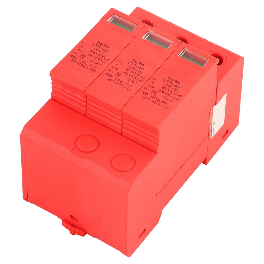 3P 3.0KV DC Power Surge Protector Arrester Device for Lightning Protection20KA/40KA(3p40ka)