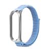 TryBest Bracelet Compatible with Xiaomi Mi Band 6,Nylon Sport Watch Bnd Adjustable 5.5-8.1 inch Replacement Strap with Metal Frame for Women Men Compatible with Xiaomi Mi Band 6 - Blue view 3