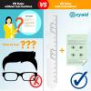 Ezyaid Metal PD Ruler - Pupillary Distance Ruler with Instructions for Myopia Distance Glasses, Pupil Measurement Tool for Prescription Eyeglasses with Eye Care Tips view 2