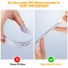 Ezyaid Metal PD Ruler - Pupillary Distance Ruler with Instructions for Myopia Distance Glasses, Pupil Measurement Tool for Prescription Eyeglasses with Eye Care Tips view 3