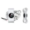 GRAPHICS & MORE NASA Artemis Moon Logo Headphone Earbud Cord Wrap - Charging Cable Manager - Wire Organizer Set of 2 - White view 2
