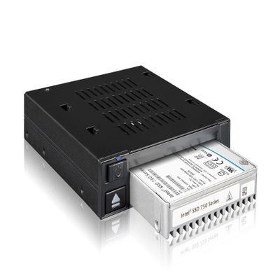 ICY DOCK U.2 NVMe PCIe 3.0/4.0 SSD Tray-Less Docking Enclosure for External 3.5" Drive Bay | flexiDOCK MB021VP-B (Tri-Mode Incompatible)
