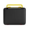 Dolphin Retrobox Mini for Jobsite, Small but Durable Bluetooth Speakers with FM, Rechargeable Music Device, Up to 12 Hour Play Time, Yellow view 4