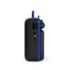 Dolphin Retrobox Mini RTX-10 - Bluetooth Speakers with FM Radio, USB Drive, Micro SD Card MP3 Player, 3.5mm Aux Jack - Rechargeable Music Device, Up to 12 Hours Play Time, 2" Full Range Woofer - Blue view 2