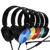 Classroom Headphones With Microphone Bulk 10-Pack, Student On Ear Comfy Swivel Earphones for Library, School, Airplane, Online Learning and Travel, HQ Stereo Sound 3.5mm Jack (Colored With Microphone) view 1
