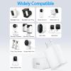 2Pack 5V 2A USB Charger for Wyze Cam,WyzeCam Pan,Oculus Go,Kasa Cam,Dropcam,Nest Cam,Cloud Cam,YI Dome IP Security Camera Charger Adapter Power Supply Cord Compatible with Fire Tablets E-Reader view 4
