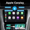 9 Inch Double Din Touch Screen Car Radio with CarPlay Android Auto, Car Play Touchscrren Stereo with Bluetooth Mirror Link FM/AM/RDS Button Lights EQ SWC, Car Audio Receiver with Backup Camera Mic view 3
