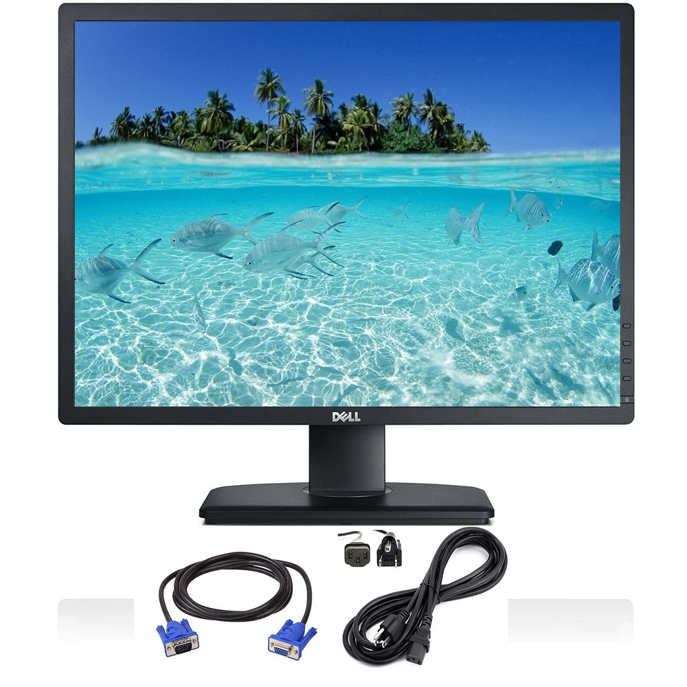 Dell P2212HF Full HD Widescreen 22 inch LED Monitor, 1080p at 60Hz, VGA, DVI, 16.7 Million Colors, 178 Degree Viewing Angle, Built-in USB Hub, HD at 60Hz, 5ms Response time (Renewed)