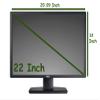 Dell P2212HF Full HD Widescreen 22 inch LED Monitor, 1080p at 60Hz, VGA, DVI, 16.7 Million Colors, 178 Degree Viewing Angle, Built-in USB Hub, HD at 60Hz, 5ms Response time (Renewed) view 4