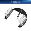 Bettomshin 1Pcs 22 LED IR Infrared Illuminator Board,120 Degree Round Plate Bulb for CCTV Security Cameras Monitoring Night Vision White view 4