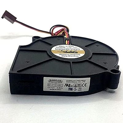 BB7515BU EVERFLOW Blower 12V 0.80A Double Ball Turbo Fan