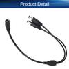 Heyiarbeit DC 1 Female to 2 Male Output Power Splitter Cable Cord, Y Splitter Adapter Wire, 2 Way Y-Cable 5.5mm x 2.1mm for CCTV Cameras DVR, LED Light Strip view 4