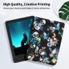 Case for Kindle 10th Generation 2019 6" E-Reader - Lightweight Premium PU Leather Folio Cover Adjustable Stand Soft Back Shell with Auto Wake/Sleep for Kindle 10th, Skull Butterfly Flowers view 3