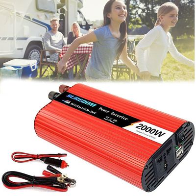 1000W/1500W/2000W Pure Sine Wave Inverter DC 12V/24V to AC 110V 220V Converter Solar Inverters for RV Truck Travel Camping,2000V-24vto110v