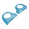 HR3 Custom 6.5 inch Fairing Lower Speaker Box Pods Compatible with 2014-2023 Harley Touring Road Glide Street Glide Electra Glide Std (Sky Blue/Sand Gold) view 2