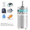 Garosa XD25GA370 DC24V Micro DC Gear Motor Slow Speed Reversible Gear Motor for CNC Machine Tools HighAccuracy Measuring Instruments and Electronic Manufacturing Equipment(200rpm/min),Geared Motor view 4