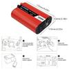 1000W/1500W/2000W Pure Sine Wave Inverter DC 12V/24V to AC 110V 220V Converter Solar Inverters for RV Truck Travel Camping,1000v-12vto110v view 4