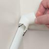 D-Line Small Cable Raceway Internal Bend, for use with 0.78" (W) x 0.39" (H) Cable Cover - 5-Pack, White view 3