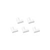 D-Line Small Cable Raceway Flat Bend, for use with 0.78" (W) x 0.39" (H) Cable Cover - 5-Pack, White view 1
