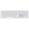 Apple Magic Keyboard with Touch ID and Numeric Keypad: Wireless, Bluetooth, Rechargeable. Works with Mac Computers with Apple Silicon; US English - White Keys view 1