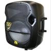 GLI PRO JAG15LED 15-in Powered Bluetooth Speaker w/Dual Mic inputs USB MP3 Player w/Light Show Synced to Music view 1