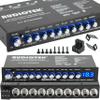 Audiotek 8700DSP 1/2 Din 7 Band Car Audio Equalizer EQ Front, Rear + Sub Output, Up to 7V RMS of Output, Gold-Plated RCA connectors for Best Audio Output for Car, Boat, RV, RTV, Motorcycle view 1