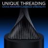 Cable Management Wire Loom 10ft -1/2 inch, Cable Sleeve Split Tubing, Cord Covers for Wires on Floor, Cord Protectors from Pets Chewing Cables, Black (2 Pack) view 2