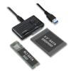 ICY DOCK 2.5 & M.2 SATA III HDD SSD to USB 3.2 Gen 1 (5Gbps) Hard Drive Docking Station Reader Adapter | EZ-Adapter MB031U-1SMB view 1