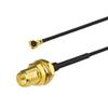 JacobsParts (5-Pack) 6" U.FL to RP-SMA Female Antenna WiFi Pigtail Cable UFL 1.13mm Mini PCI view 2