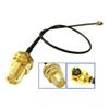 JacobsParts (5-Pack) 6" U.FL to RP-SMA Female Antenna WiFi Pigtail Cable UFL 1.13mm Mini PCI view 3
