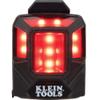 Klein Tools 56063 Rechargeable Safety Light with Magnet, Red, Mounts to Klein Hard Hats and Safety Helmets view 1