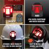 Klein Tools 56063 Rechargeable Safety Light with Magnet, Red, Mounts to Klein Hard Hats and Safety Helmets view 4