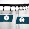 Curved Ceiling Curtain Track Bendable Mount for Curtain Rail Bunk Bed Bay Window Room Divider Flexible Straight (Black,5 m/ 16.4 ft) view 3