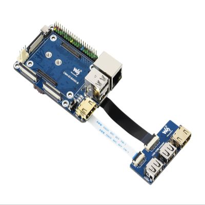 TOP1 Raspberry Pi Compute Module 4 Basic Expansion Board Accessories Pack B Includes CM4 Mini IO Board and USB HDMI Adapter CM4-IO-BASE-Acce B