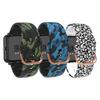 3-Pack Bands Compatible with IOWODO Smart Watch Band, Quick Release Soft Silicone Pattern Printed Straps Replacement for IOWODO Smartwatch Women&Men (3 Colors B) view 1