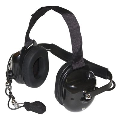 Klein Electronics Titan Black Extreme High-Noise Dual-Muff Headset with Boom Microphone, Compatible with Klein K-Cord