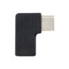 NFHK 90 Degree Right & Left Angled USB 3.1 Type-C Male to Female Extension Adapter for Laptop & Tablet & Mobile Phone view 1