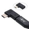 NFHK 90 Degree Right & Left Angled USB 3.1 Type-C Male to Female Extension Adapter for Laptop & Tablet & Mobile Phone view 3