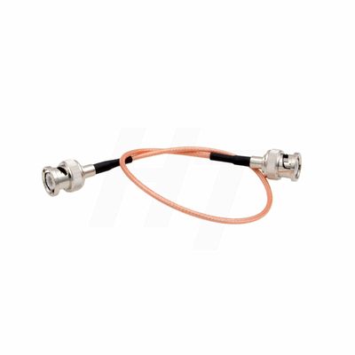 HangTon BNC HD 3G SDI Video Cable Coax Jumper Adapter 50 Ohm RG316 BNC Male to Male Camera Monitor Radio Antenna, Low Loss Signal Transmission (30)