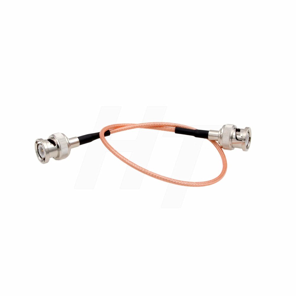 HangTon BNC HD 3G SDI Video Cable Coax Jumper Adapter 50 Ohm RG316 BNC Male to Male Camera Monitor Radio Antenna, Low Loss Signal Transmission (30)
