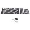 104pcs Key Caps Dual Colors Gaming Keyboard Keycaps PBT Wear-Resistant Universal Mechanical Keyboard Keycaps for Computer - White Cyan view 2
