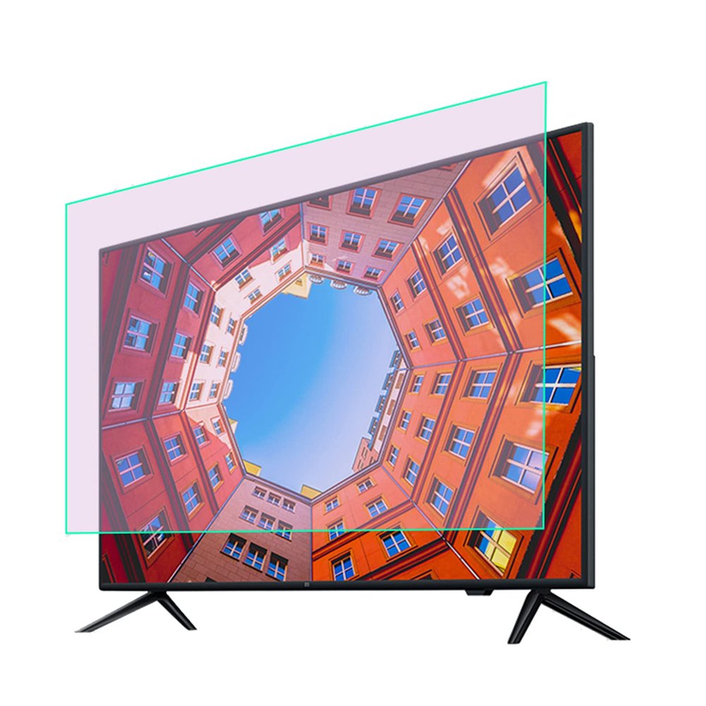 AIZYR Frosted TV Screen Protector, Anti Glare/Anti Blue Light Filter Film Anti-Reflection Rate Up to 90% Relieve Eye Fatigue,50 inch 1101 x 620mm