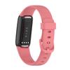 Lijinlan Bands Compatible with Fitbit Luxe Women Men, Soft Silicone Stylish Replacement Straps for Fitbit Luxe/Luxe Special Edition SmartWatch 2021 (C2-Magenta Beige, Large(6.1"-8.7")) view 4