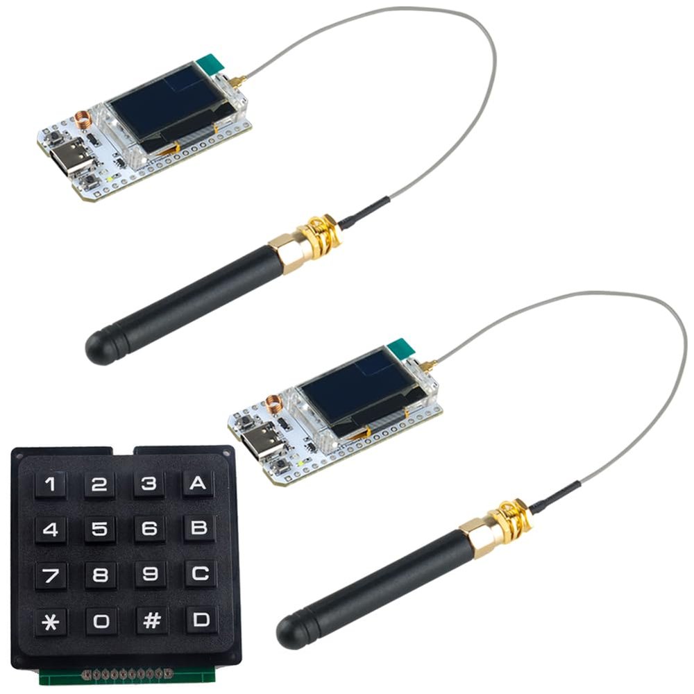 DIYmalls 915 ESP32 LoRa V3 + Keypad 4x4 Matrix Membrane