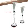 3 Pack Adjustable Height Bed Support Legs - Heavy Duty Steel, Suitable for Bed Frames, Center Slats, Cabinets & Furniture view 2